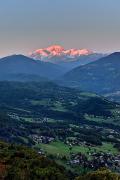 Mont Blanc depuis le Fort de Tamié