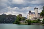 Château de Duingt sous l'orage