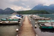 Ponton au lac d'Annecy