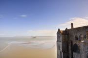 Baie depuis la terrasse de l'abbaye du Mont Saint Michel