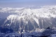 Chamonix et le massif des Aiguilles Rouges