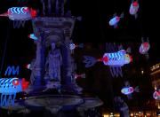 Fontaine des Jacobins... en bleu...