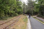 Etape 4 - Sortie de Soulac le long du chemin de fer