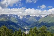 Montagnes et glaciers de Svanétie