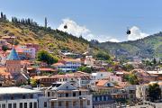 Maisons colorées du vieux Tbilissi 