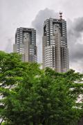 Les deux tours de la mairie de Tokyo