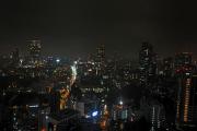 Tokyo de nuit vue depuis la Tour de Tokyo