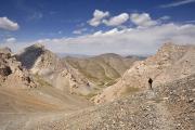 Il ne reste plus qu'à redescendre dans les cailloux