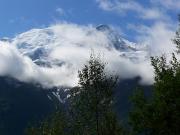 A la montée, le Mont Blanc se découvre