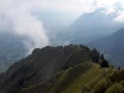 L'arête de la Belle Etoile vue depuis le sommet