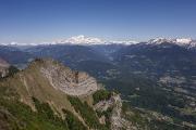 Toujours une belle vue sur le massif du Mont Blanc