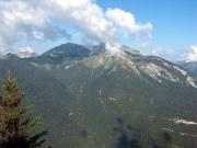 Vue sur les Bauges à la montée