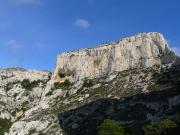 Grottes et falaises au-dessus de Callelongue