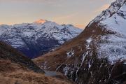 Lever de soleil dans le col de l'Iseran