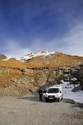 Bivouac-fourgon dans le col de l'Iseran