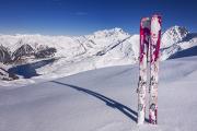 Lac de Roselend et Mont Blanc