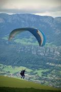 Parapente au col de la Forclaz