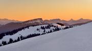 Coucher de soleil au Semnoz