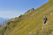 Pentes au-dessus du col de la Sellive