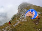 Parapente sur le plateau sommital