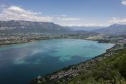 Lac du Bourget depuis la via ferrata