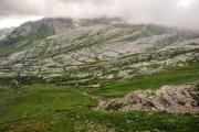 Montée au col de la Portette