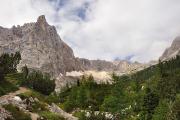 Falaises au pied du Lago del Sorapis