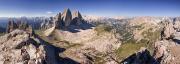 Panorama au sommet du Monte Paterno