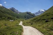 Longue montée au refuge de Péclet-Polset