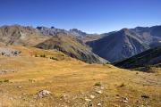 Au col de la Colombière, regard en arrière