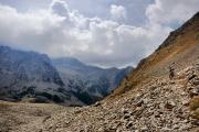 Descente minéral du Pas des Ladres