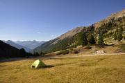 Bivouac sous le col des Ayes