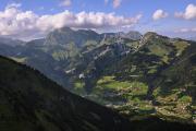 Vue sur la vallée d'Abondance