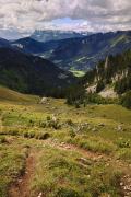 Descente vers la Chapelle d'Abondance