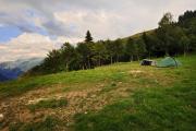 Bivouac au col de Voza