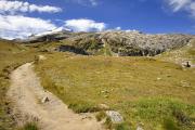 En montant vers le col de la Leisse