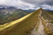 Crête des Gittes et un rayon de soleil