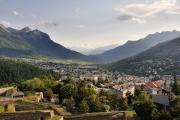 Lumière du soir sur Briançon