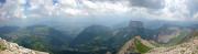 Panorama sur l'Est et le Mont Aiguille