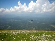 Vue du sommet vers l'Ouest