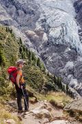 Face au glacier de Taconnaz