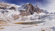 Lac des Cerces et premières neiges