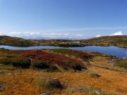 Le lac Fourchu. Dans le fond on devine le Vercors.