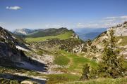 Vallon vu depuis le col de Bellefont