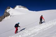 Glacier et sommet des Rouies