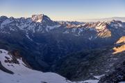 Lueurs matinales sur les Ecrins