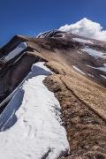 Crête en direction du sommet