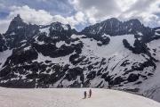 Descente du glacier