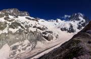 Panorama du glacier de la Pilatte