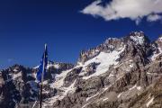 Les Ecrins depuis le refuge de la Pilatte